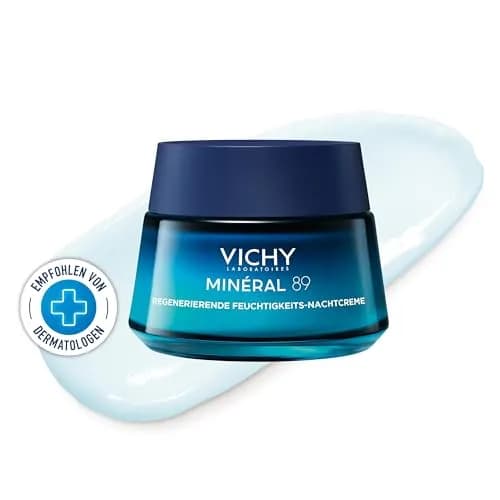 Vichy Minéral 89 Crema Recuperadora De Noche con Melatonina Pura 50ml Para Todo Tipo De Piel Uso
