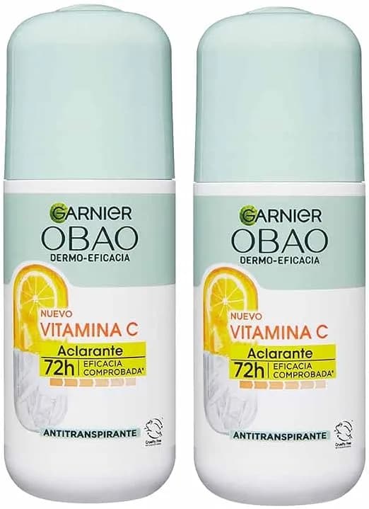 Garnier, Kit Obao Dermoeficacia Desodorantes En Roll On Vitamina C, La Combinación Perfecta Para