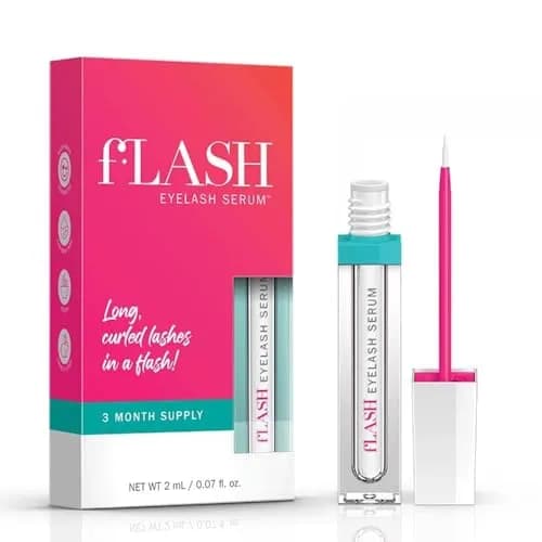 fLASH Eyelash Serum Mini for Long, Curled Lashes