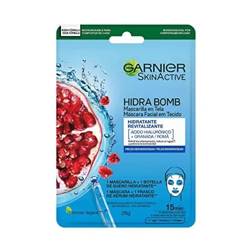 Mascarilla Facial Garnier Skin Active Hidra Bomb Granada