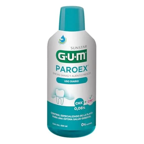 GUM - Enjuague Bucal Paroex Uso Diario