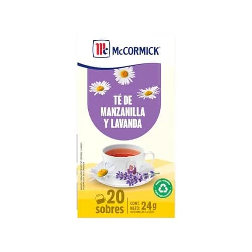 McCormick Té de manzanilla y lavanda 20 sobres