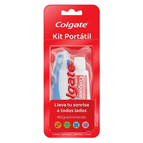 Colgate Kit Portátil 2 Piezas Pasta Y Cepillo Dental
